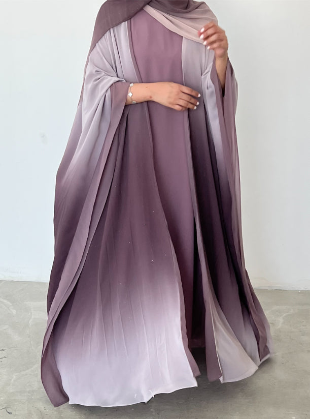 3 piece Glitter Abaya with Shyla & Inner