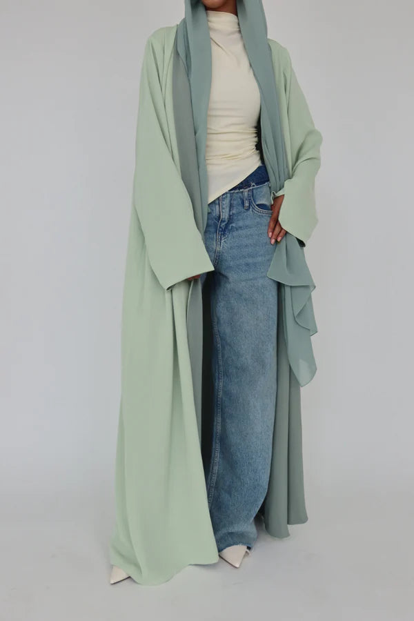 Reversible Abaya Matcha