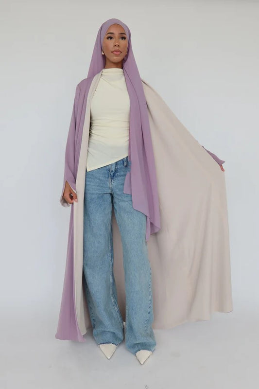 Reversible Abaya Lilac