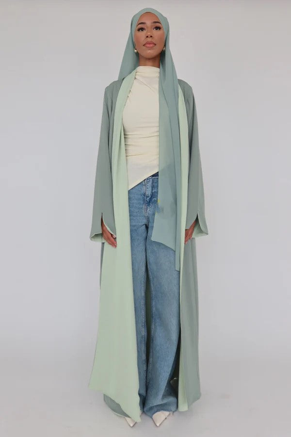 Reversible Abaya Matcha