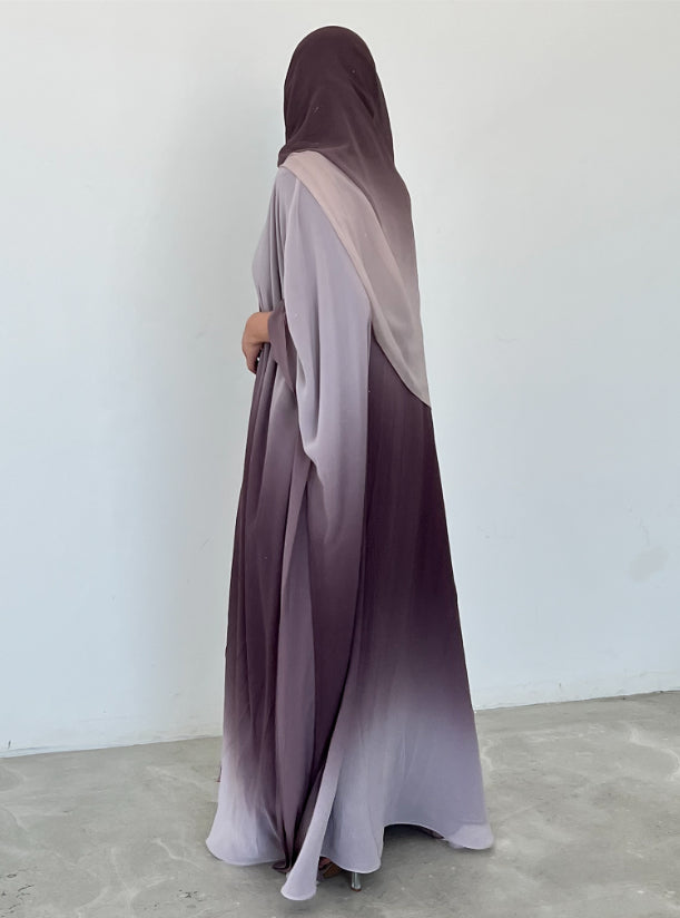 3 piece Glitter Abaya with Shyla & Inner