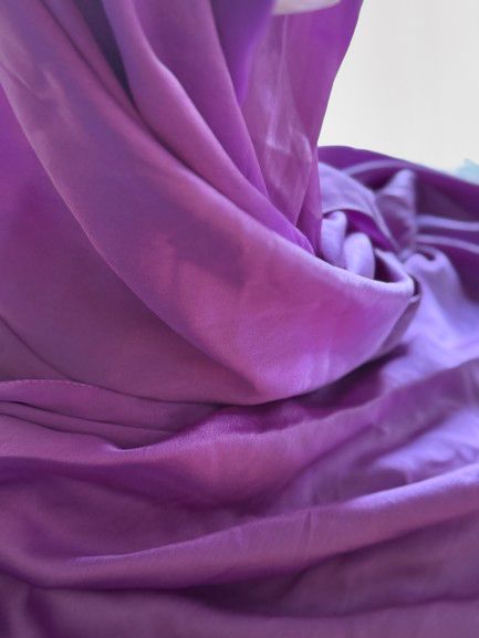 Festive Satin Hijab, Purple