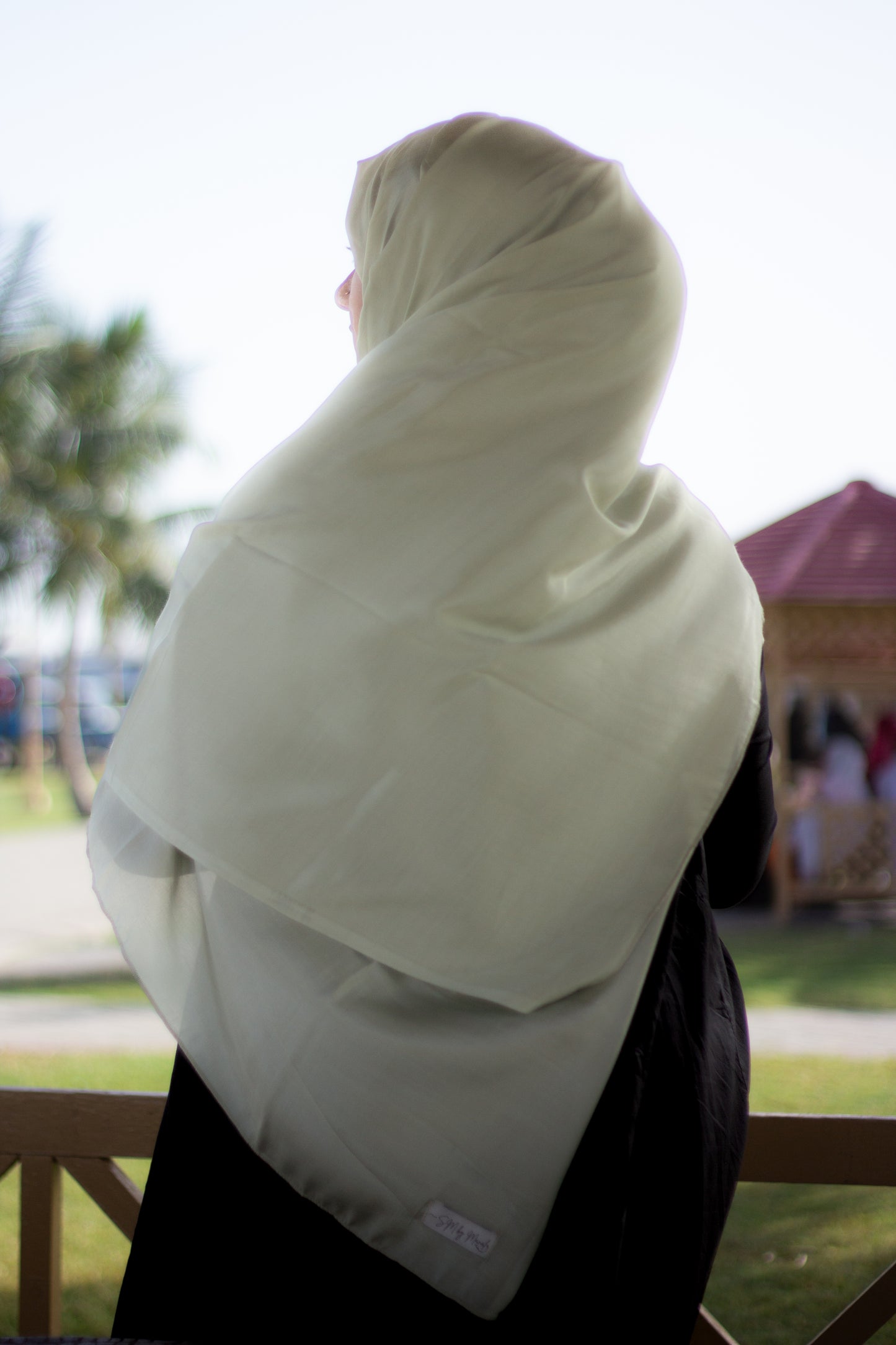 Festive Cotton Silk Hijab, Mint Green