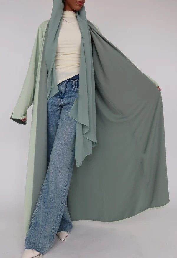 Reversible Abaya Matcha