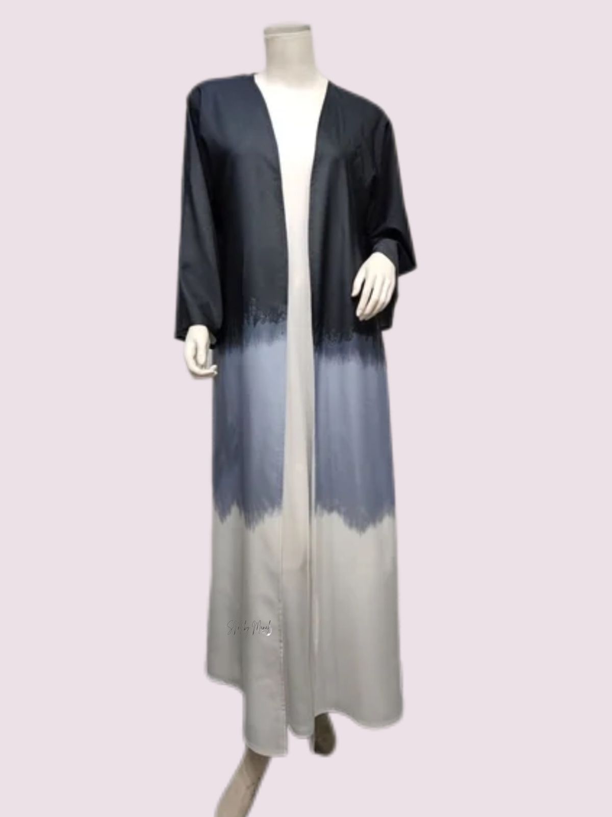 Boho Chic Handcrafted Tie-Dye Abaya