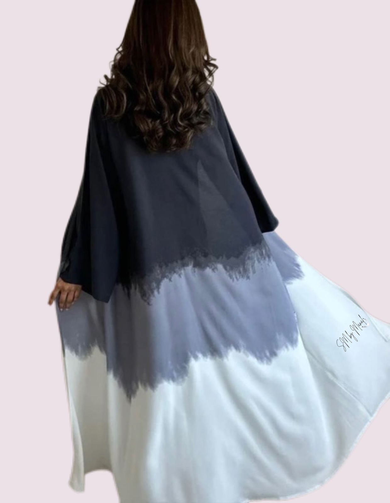 Boho Chic Handcrafted Tie-Dye Abaya